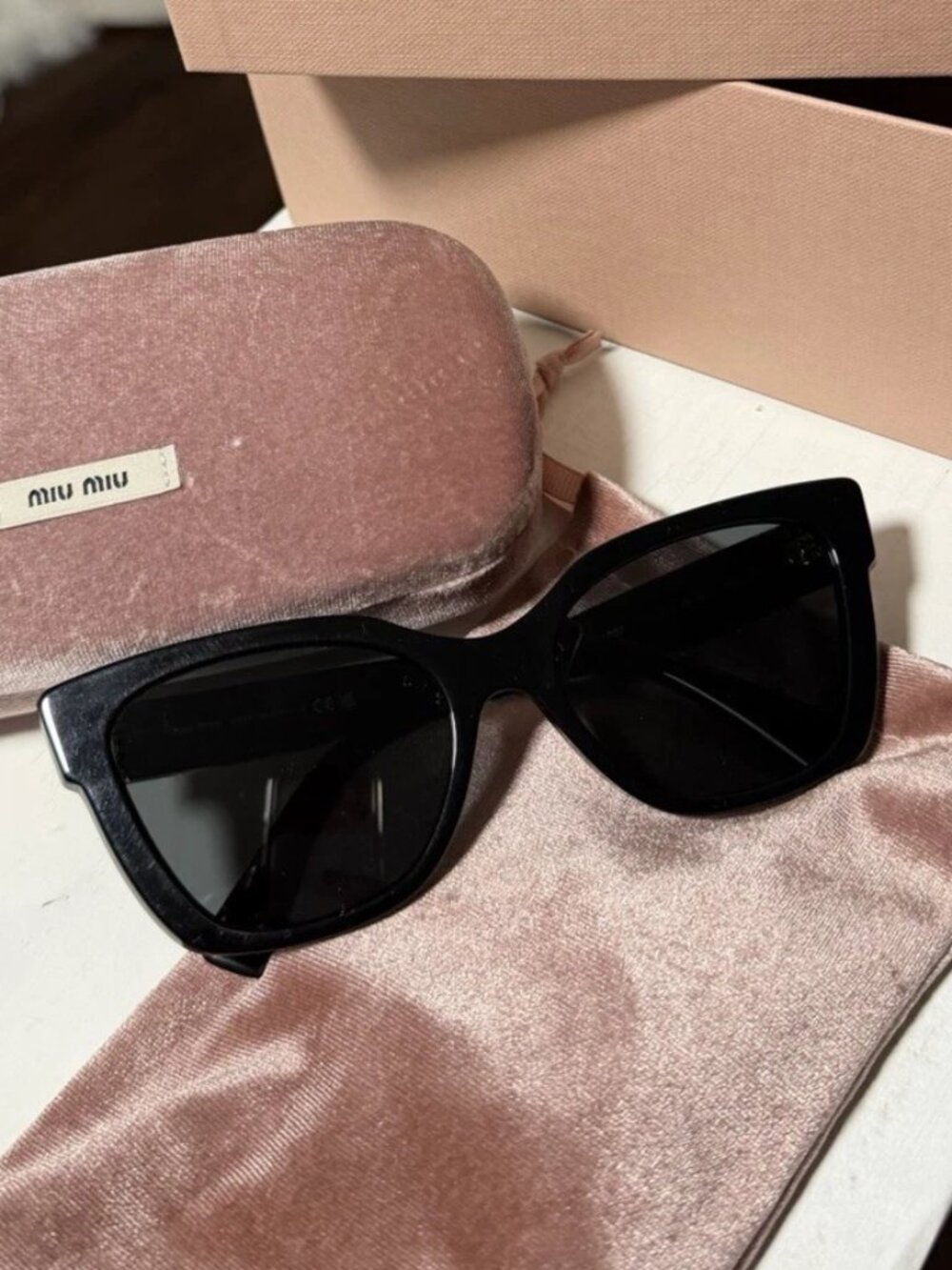 Miu Miu MU 01VS Cat Eye Sunglasses